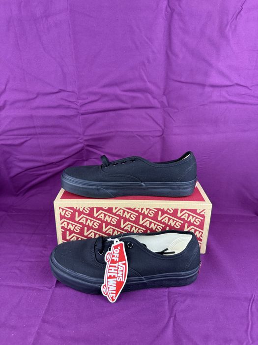 Vans Authentic Triple Black czarne trampki 36.5 nowe