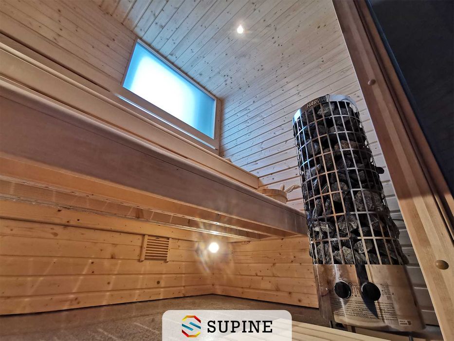 Sauna domowa na wymiar, sauna fińska sucha combi infrared