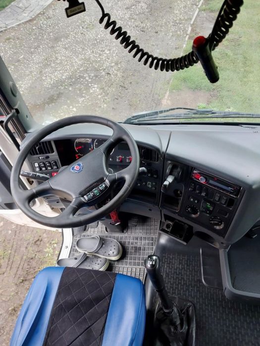 Scania R420 zestaw, naczepa Schmidt 33m3