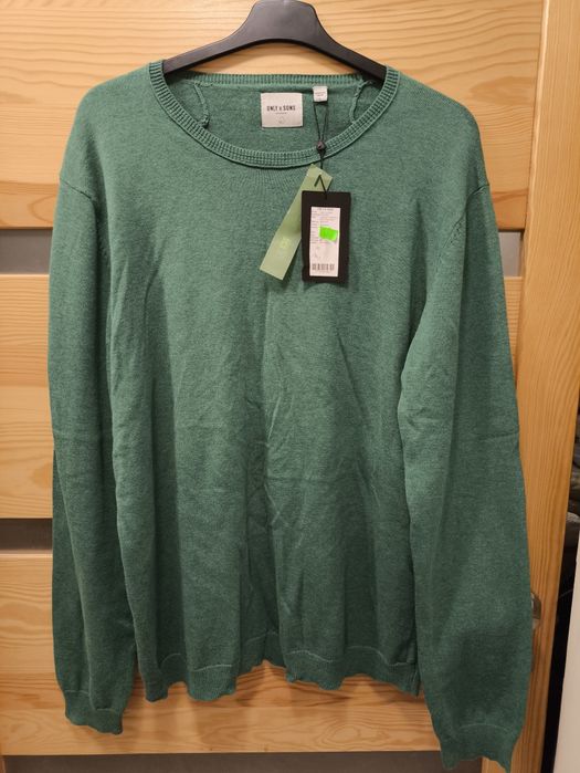 Zielony sweter Only&Sons