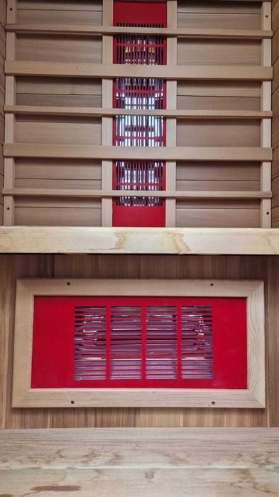 sauna INFRARED na podczerwień 2os RADIO oświetlenie głośniki Dotykowa