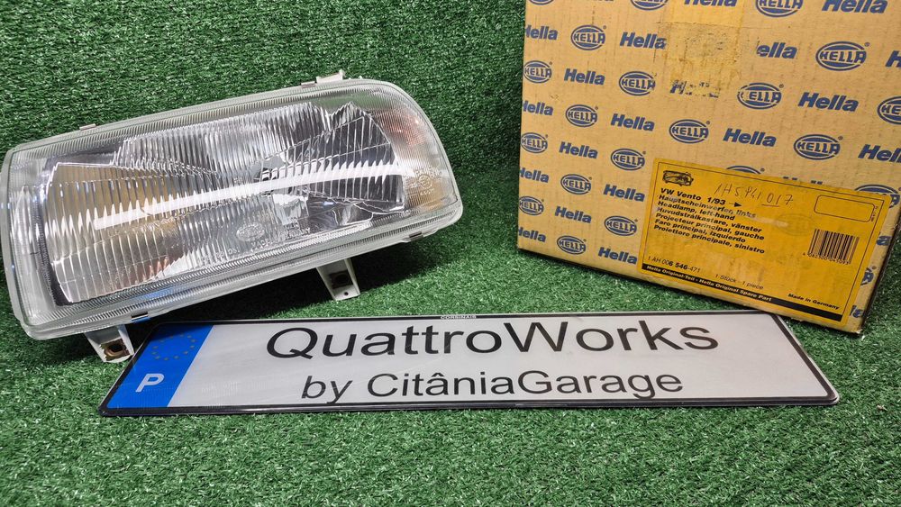 VW VENTO-11.91-09.98 -ÓTICA/FAROL FRENTE ESQUERDA NOVO ORIGINAL HELLA