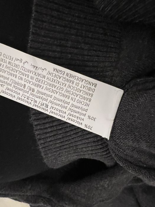 Męski ciemnoszary golf | Bershka | rozmiar L | 70% wiskoza