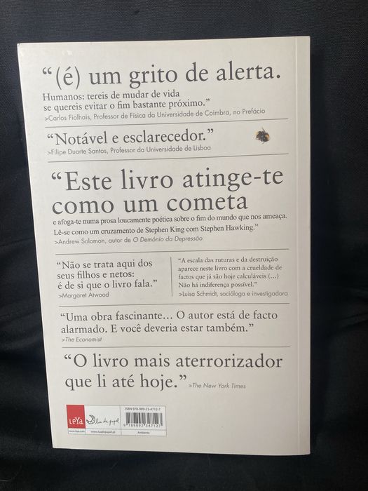 Livro “A Terra Inabitável” de David Wallace-Wells