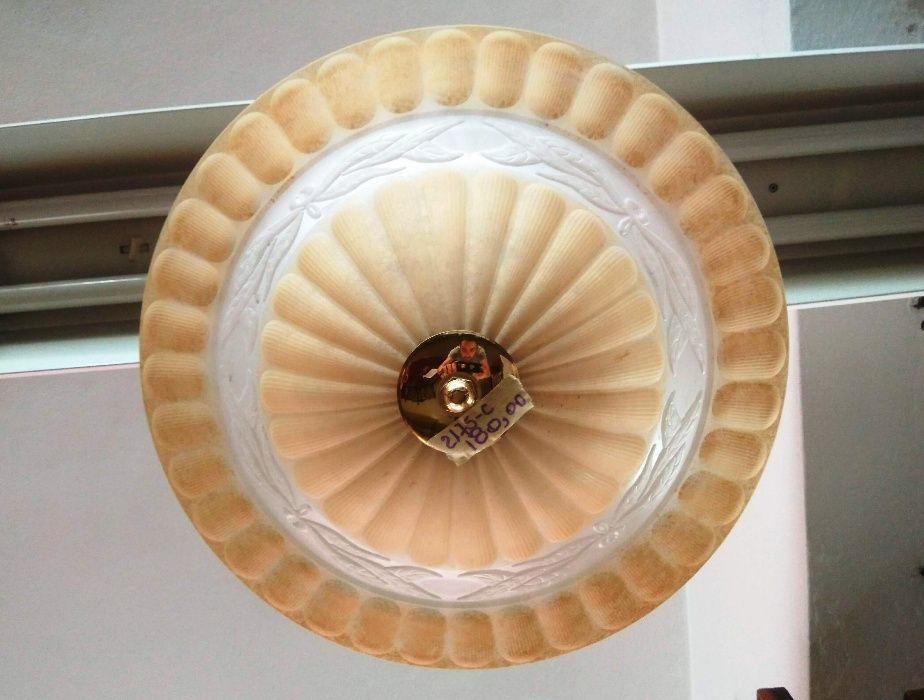 Plafond Vidro 4 Lâmpadas