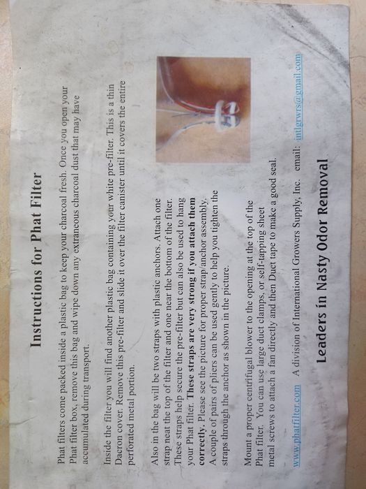 Filtr weglowy duży phat filter