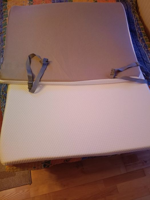 Topmaterac 90x200cm WELLPUR FRYA GT30 biało szary