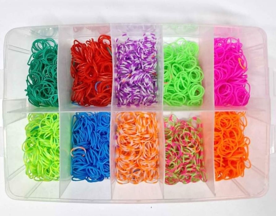 Zestaw do robienia bransoletek XXL z akcesoriami