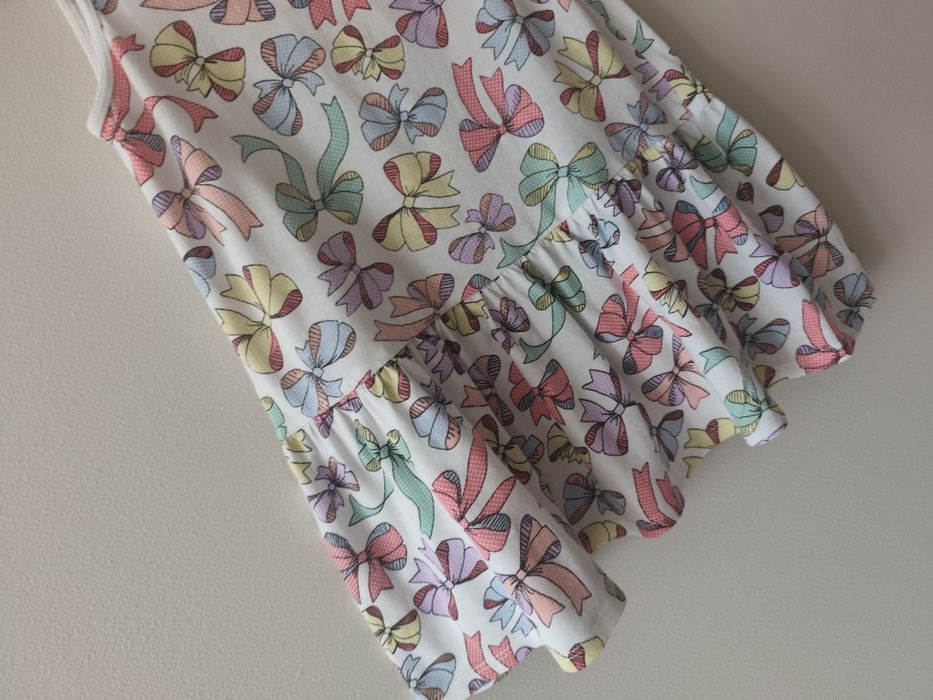 Sukienka lato wstążeczki H&M rozm. 92