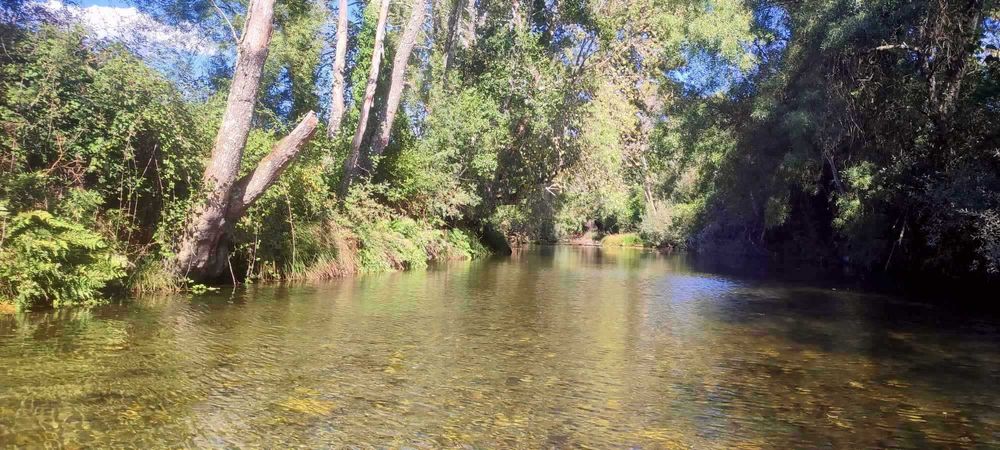 Terreno junto a Ribeira com água cristalina
