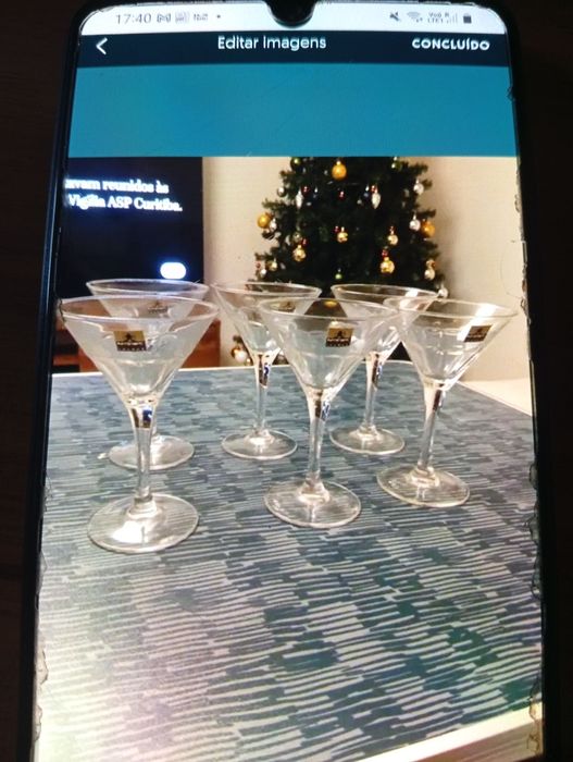 06 copos para drinks Luminarc Francês novos