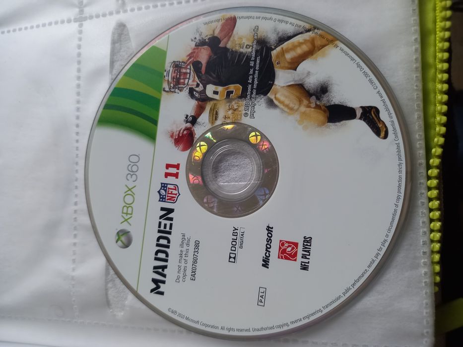 Gra NFL Madden 11 na konsolę xbox 360