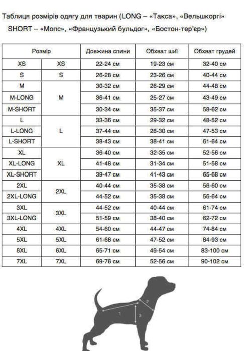 Дощовик для собаки xl-long