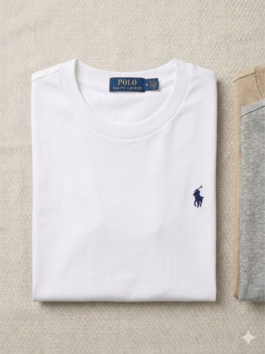 T-Shirt Ralph Lauren Branca c/etiqueta M