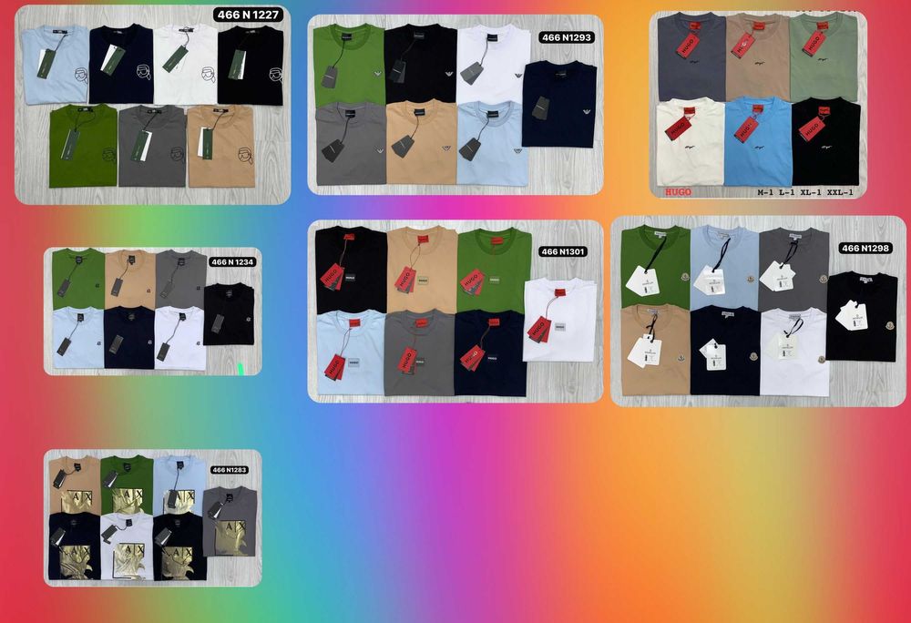 Koszulki karl tshirt męskie boss koszulka męska  armani