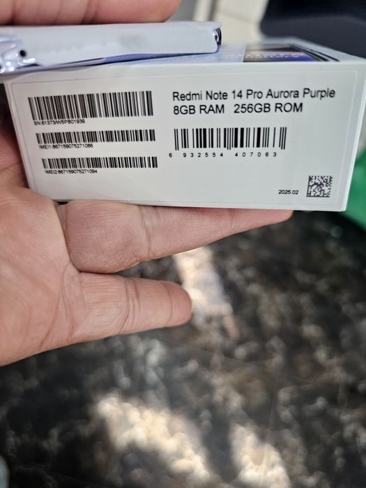Redmi note 14 pro..256/8gb