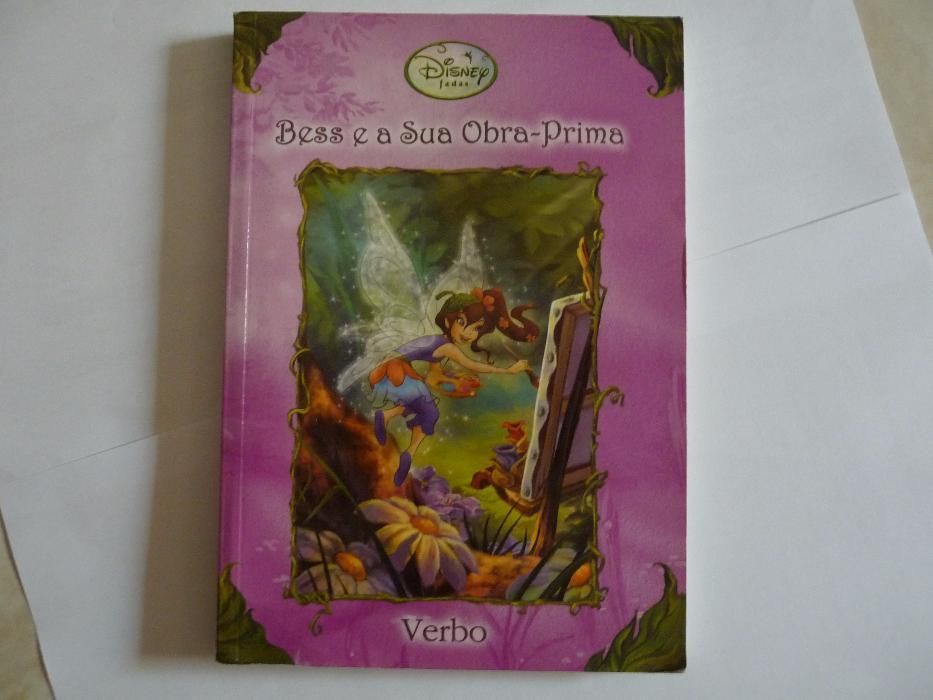 Livro infantil "Bess e a Sua Obra-Prima" (coleção Fadas Disney)