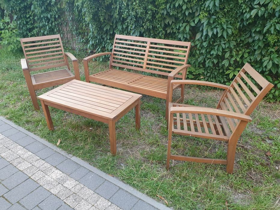 Meble ogrodowe zestaw 4 części