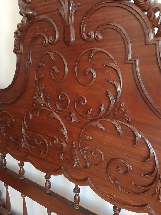 Mobília de quarto completa em carvalho – vintage/clássica