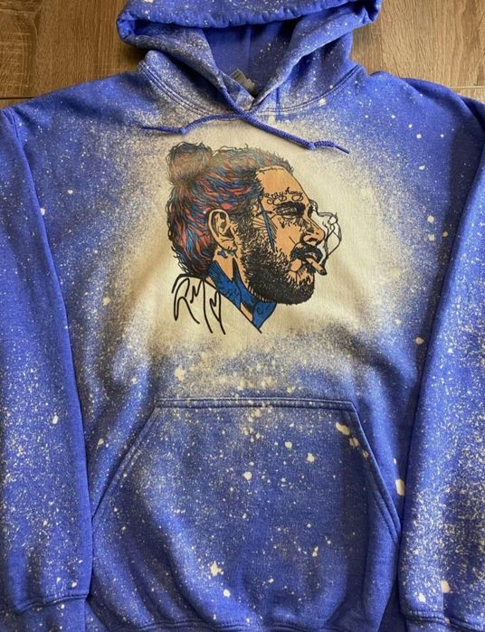 Чоловіча толстовка M Blue Pullover Fleece Gildan