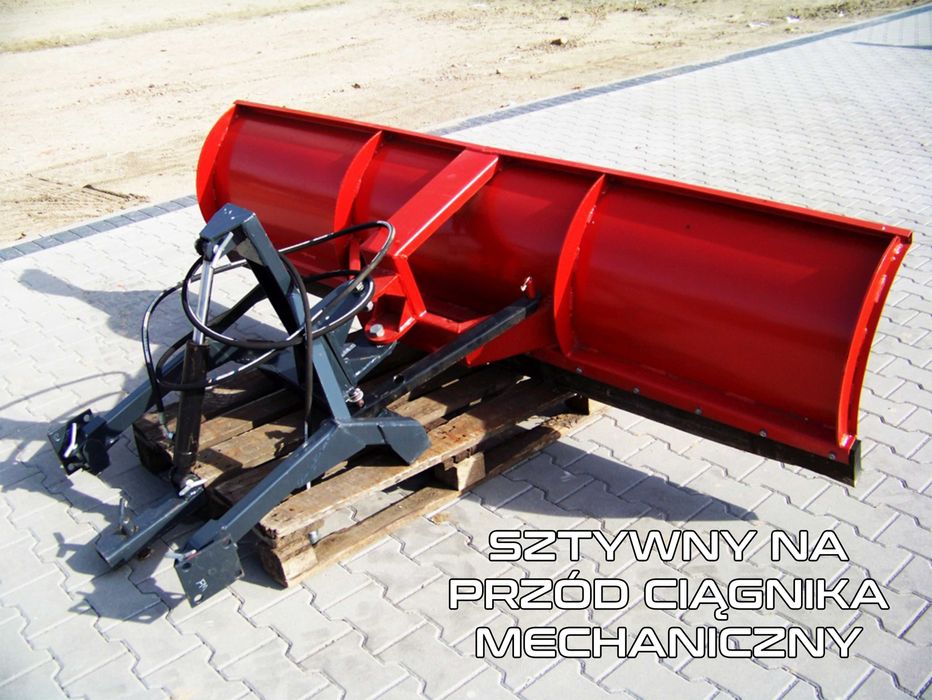 Pług śnieżny do śniegu 1,2 - 3.0m Prosty Lemiesz Sprężynowy raty