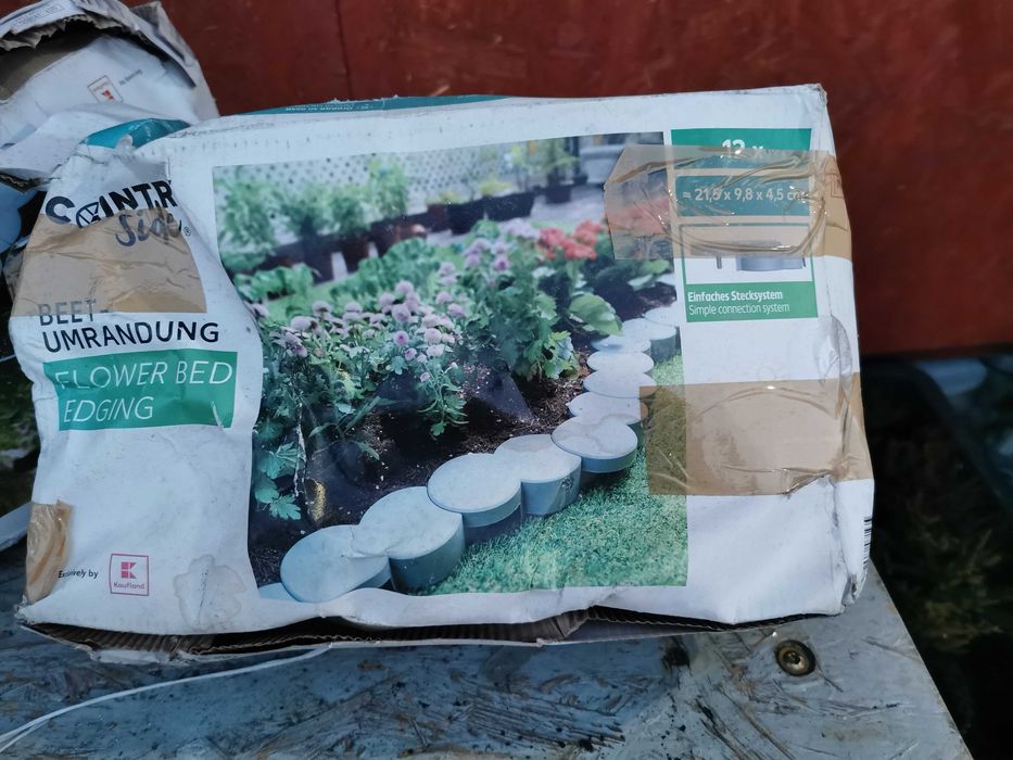 Obrzeże trawnikowe 4,05m kolor ciemno szary