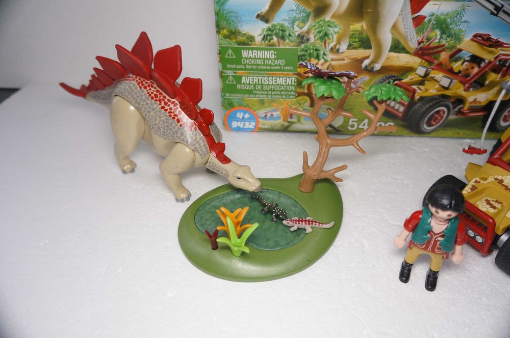 Playmobile 656 Pojazd Badawczy dinozaur stegozaur Playmobil