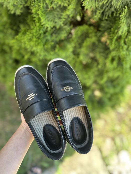 Лофери coach, сліпони, шкіряні лофери