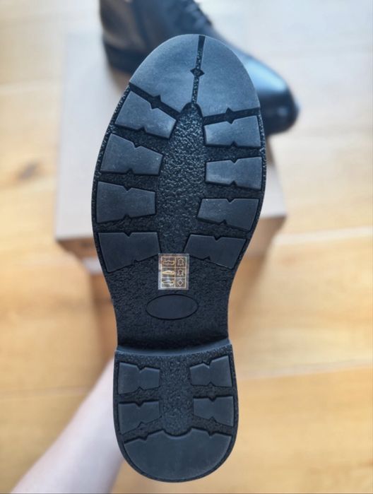 Eleganckie skórzane buty botki trzewiki męskie r. 41 Bytom Nowe