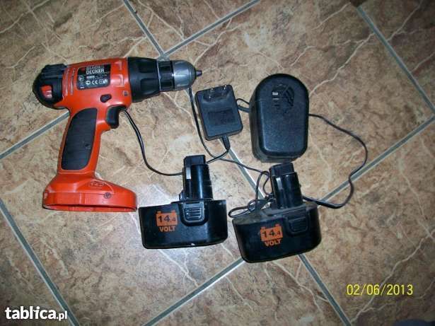 2 x Wkrętarka black & decker 14,4V