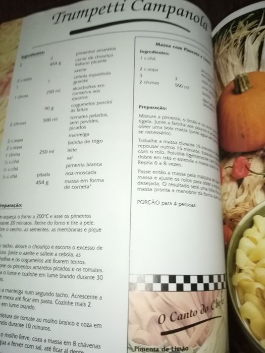 Livro de cozinha