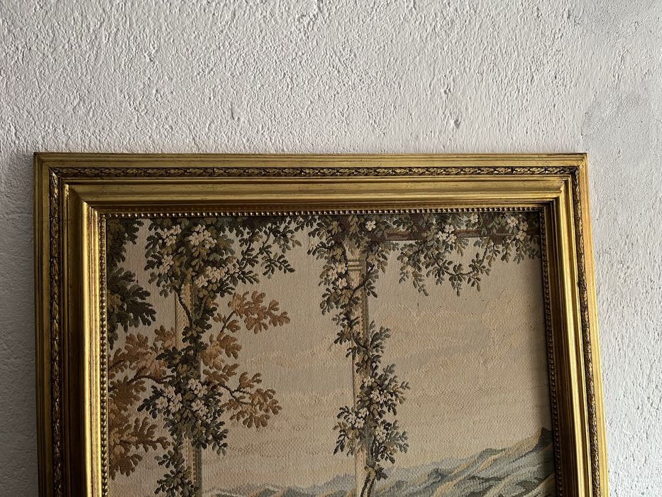 Quadro gobelin senhoras no jardin