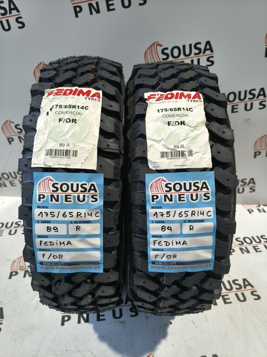 2 pneus novos  Fedima 175-65R14C - Oferta dos portes