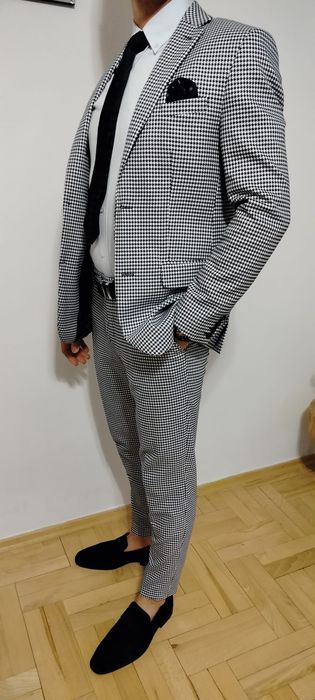 Garnitur Męski Pepitka