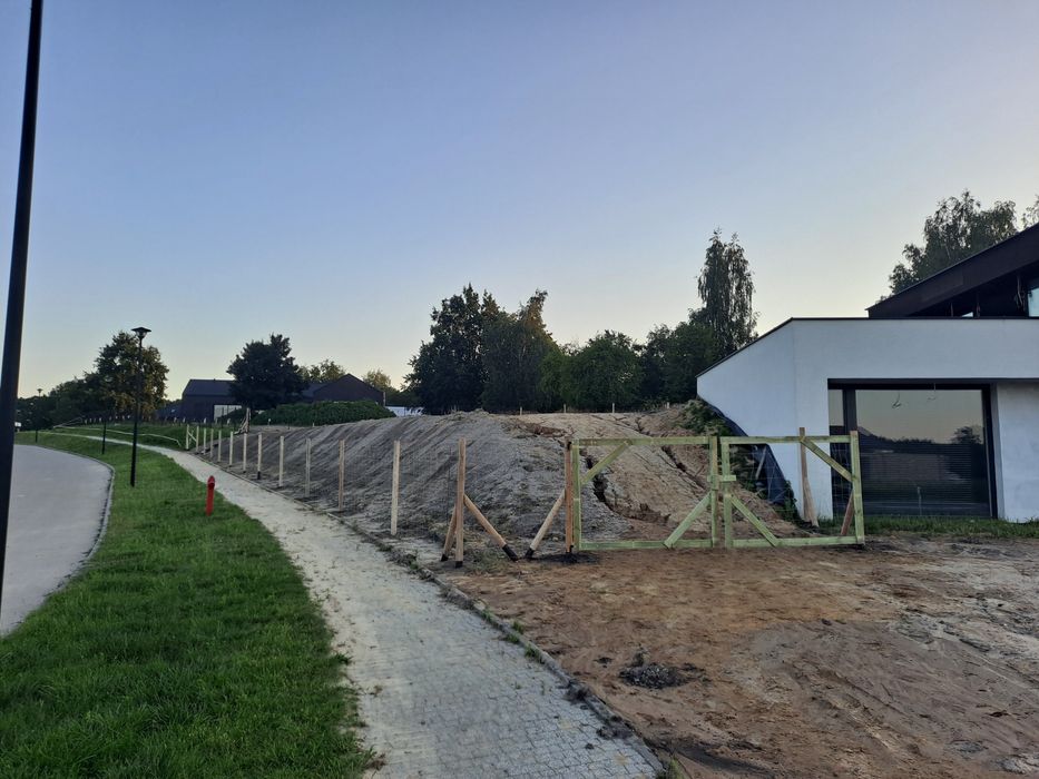 Ogrodzenie budowlane tymczasowe leśne