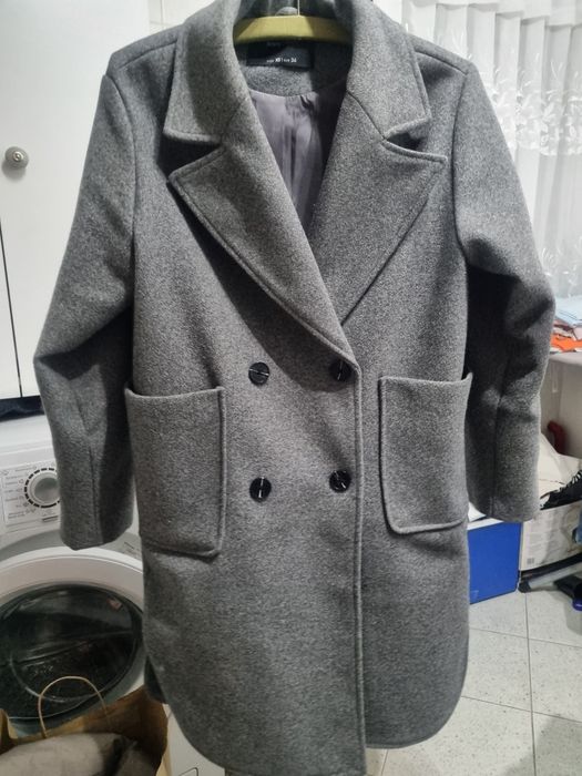 Płaszcz szary rozmiar XS Sinsay