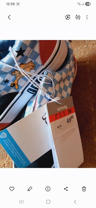 Nowe trampki rozmiar 36
