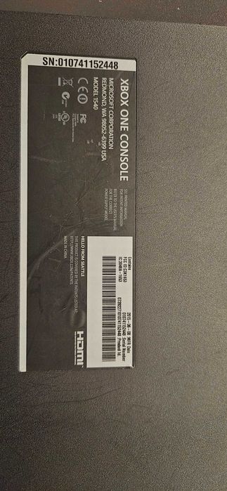 Xbox one 500gb + 3 gry