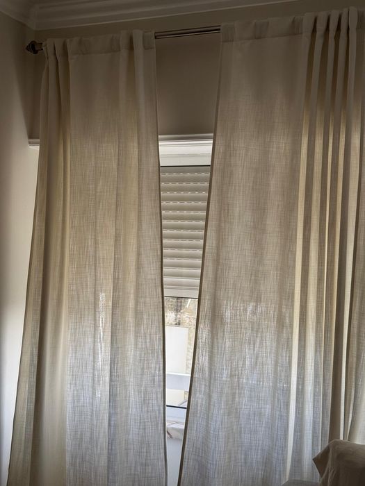 6 cortinados da Area
