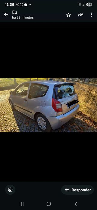 Cintroem C2 ano 2008 gasolina 105.000 km