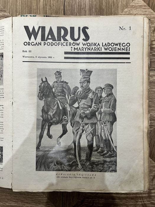 Wiarus czasopisma polrocznik 1932
