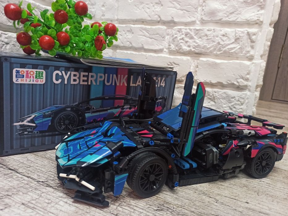 Конструктор Lego Technic Lamborghini CyberPunk 1280 деталей, в коробці!!+ подарунок