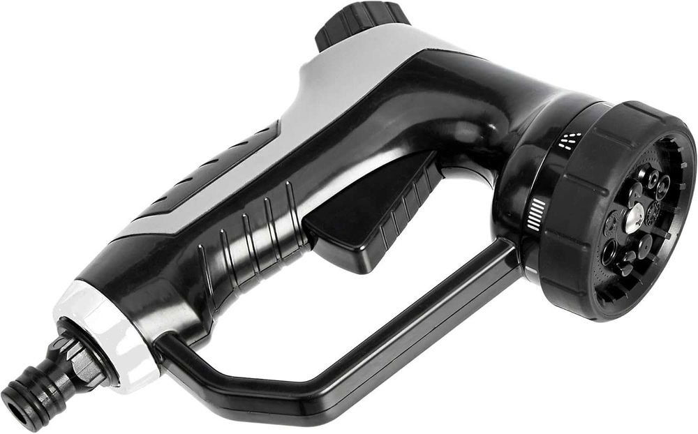 Pistola de rega.Pulverizador com botão frontal e 8 modos,