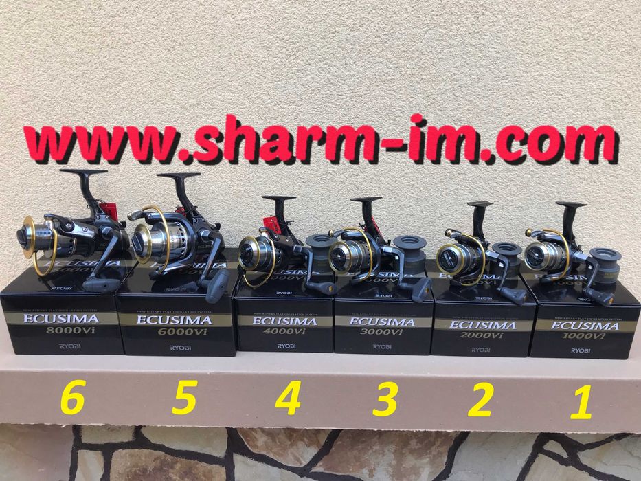 Катушки Ryobi Ecusima 1000/2000/3000/4000/6000/8000 Разные модели