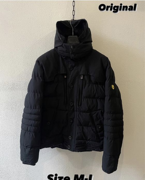 Оригінальна чоловіча зимова куртка пуховік Wellensteiyn M-L в ідеалі