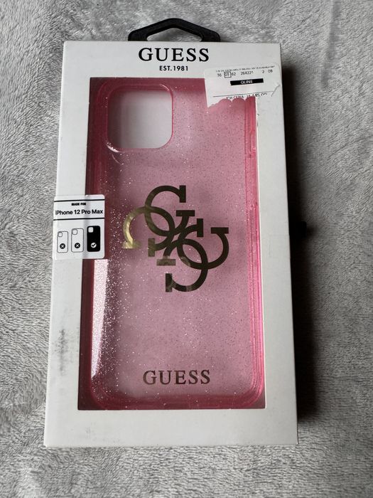 Etui Guess glitter na iphone 12 pro max NOWE