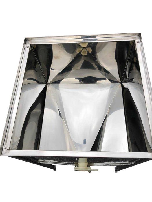 Стіл для розпечатування сот — 50 см. Плоский кошик — пластиковий кран