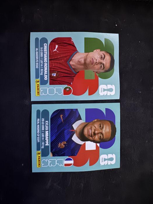 Cristiano Ronaldo e Mbappe sticker