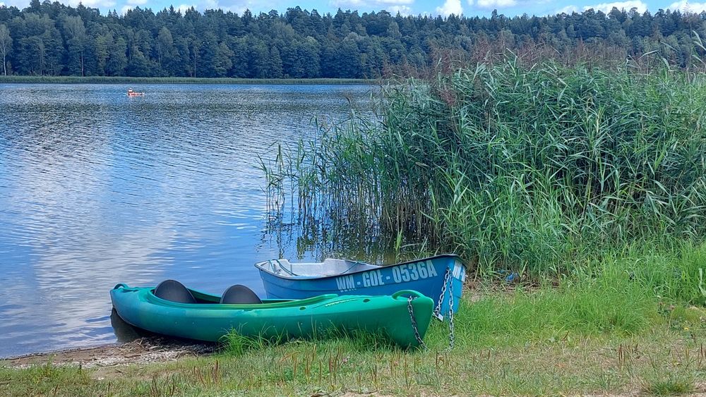 Domek letniskowy przy jeziorze Gołdap.