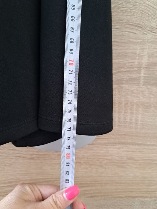 Czarna trapezowa sukienka sinsay xs